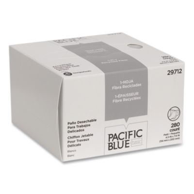 AccuWipe Recycled One-Ply Delicate Task Wipers, 1-Ply, 4.5 x
