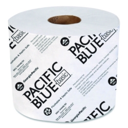 Pacific Blue Basic High-Capacity Bathroom Tissue, Septic Saf