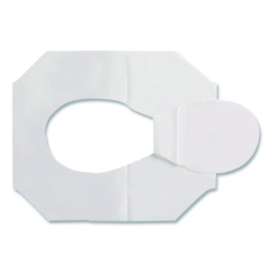 Safe-T-Gard Half-Fold Toilet Seat Covers, 14.5 X 17, White,