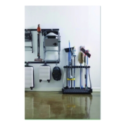 FastTrack Garage Tool Tower Rack, Plastic, Holds Up to 40 To