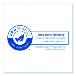 Microwaveable Hinged Containers, ProPlanet Seal, 6.5 x 9 x 3