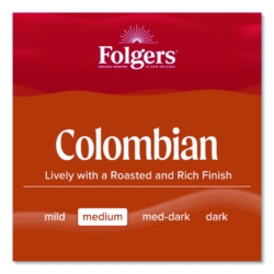 Coffee Filter Packs, 100% Colombian, 1.4 Oz Pack, 40/carton