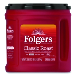 Coffee, Classic Roast, Ground, 25.9 Oz Canister, 6/carton