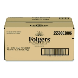 Traditional Roast Ground Coffee Fraction Packs, Traditional
