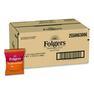 Traditional Roast Ground Coffee Fraction Packs, Traditional 