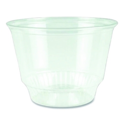 Plastic Cold Cups, Sundae, 8 oz, Clear, 1,000/Carton