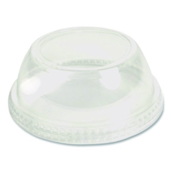 PET Lids, Fits 5 oz and 8 oz Sundae Cup, 100/Sleeve, 10/Slee