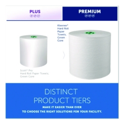 Hard Roll Paper Towels with Premium Absorbency Pockets with
