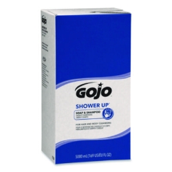 SHOWER UP Soap and Shampoo, Clean, 5,000 mL Refill Bag, 2/Ca