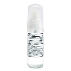 Alcohol-Free Foam Hand Sanitizer, 1.5 Oz Pump Bottle, Unscen