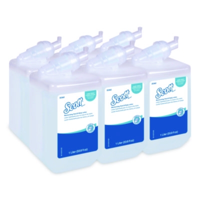 Moisturizing Hand and Body Lotion, 1 L Bottle, Fresh Scent, 