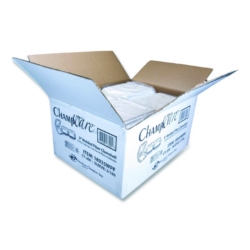 ChampWare Molded-Fiber Clamshell Containers, 9 x 9 x 3, Whit