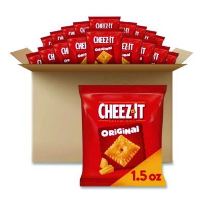 Cheez-It Crackers, 1.5 Oz Bag, Reduced Fat, 60/carton
