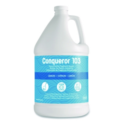 Conqueror 103 Odor Counteractant Concentrate, Lemon, 1 Gal B