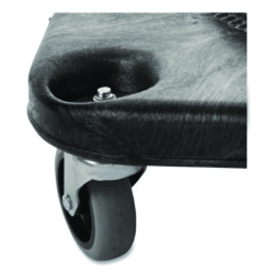 Brute Container Square Dolly, 300 lb Capacity, 17.25 x 6.25,