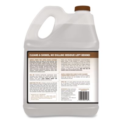 Pro Hard Floor Cleaner, Lemon Verbena Scent, 1 gal Bottle, 4