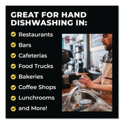 Pro Dish Soap, Sparkling Citrus Scent, 1 gal Bottle, 4/Carto