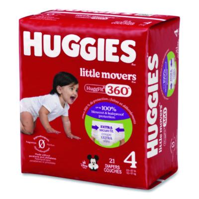 Little Movers HuggFit 360 Degree, Size 4, 22 lbs to 37 lbs,