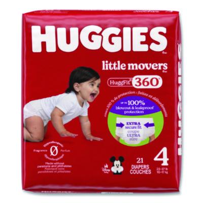 Little Movers HuggFit 360 Degree, Size 4, 22 lbs to 37 lbs, 