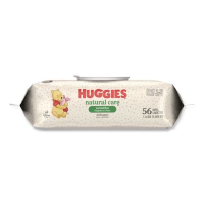 Natural Care Sensitive Baby Wipes, 6.6 x 6.86, Unscented, Wh
