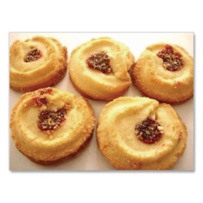 Premium Berry Jam Shortbread Cookies, Raspberry, 2 Oz Pack,