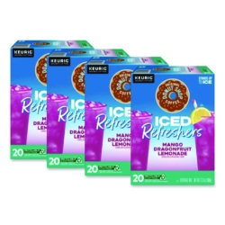 ICED Refreshers K-Cup Pods, Mango Dragonfruit Lemonade, 20/B