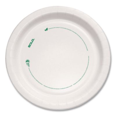Compostable Paper Dinnerware, ProPlanet Seal, Plate, 8.5" di