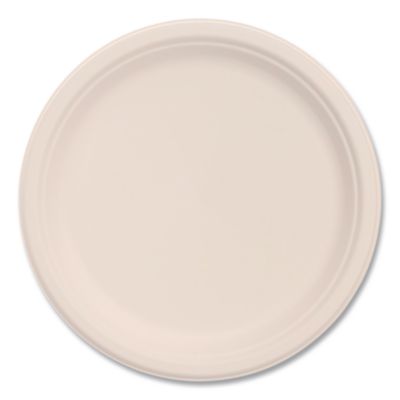 Compostable Molded Fiber Dinnerware, ProPlanet Seal, Plate, 