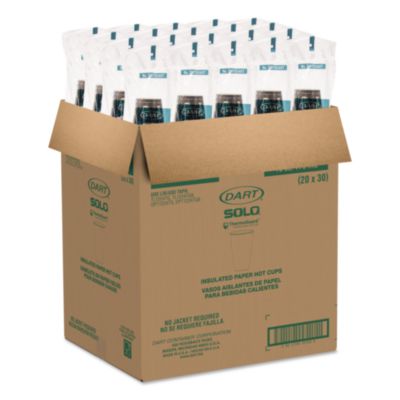 Thermoguard Insulated Paper Hot Cups, 16 oz, Steam Print Des
