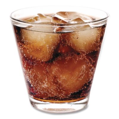 Comet Plastic Tumbler, Squat, 5 oz, Clear, 50/Pack, 20 Packs