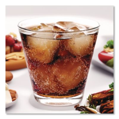 Comet Plastic Tumbler, Squat, 5 oz, Clear, 50/Pack, 20 Packs