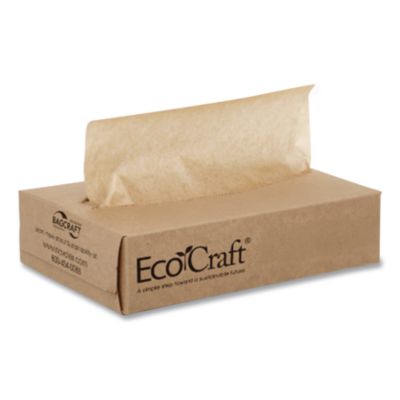 Ecocraft Interfolded Dry Wax Deli Sheets, 6 X 10.75, Natural