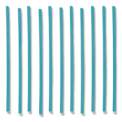 Marine Biodegradable Stir Straws, 5", PHA, Ocean Blue, 1,000