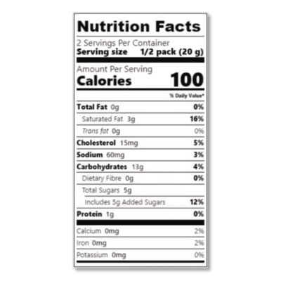 Shortbread Cookies, 2/pack, 24 Packs/box