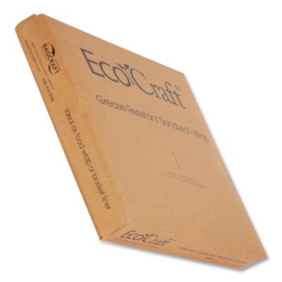 EcoCraft Grease-Resistant Paper Wraps and Liners, 14 x 14, N