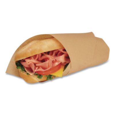 EcoCraft Grease-Resistant Paper Wraps and Liners, 14 x 14, N