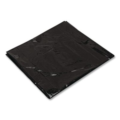 Low-Density Can Liners, 60 gal, 2.4 mil, 38" x 58", Black, F