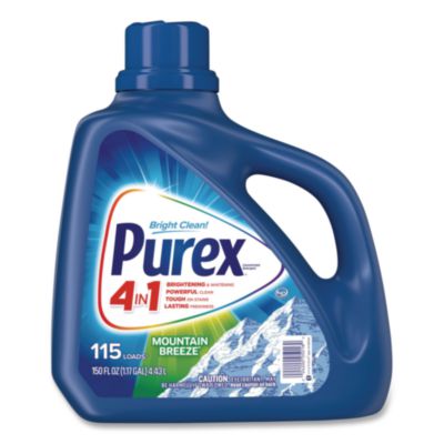 Liquid Laundry Detergent, Mountain Breeze Scent, 150 oz Bott