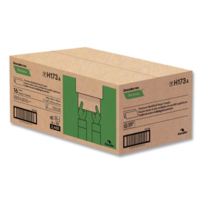 Perform Multifold Towels, 2-Ply, 9 x 9.45, White, 150/Pack,