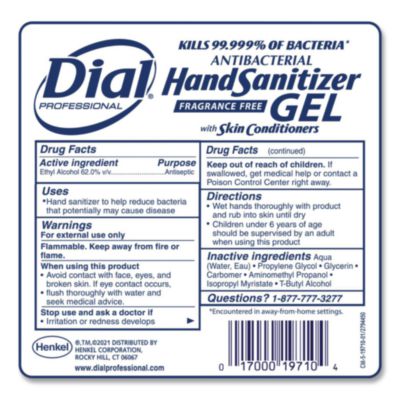 Antibacterial Foaming Hand Sanitizer Refill for Dial 1700 V