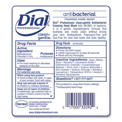 Clean+Gentle Antibacterial Foaming Hand Wash Refill for 1700