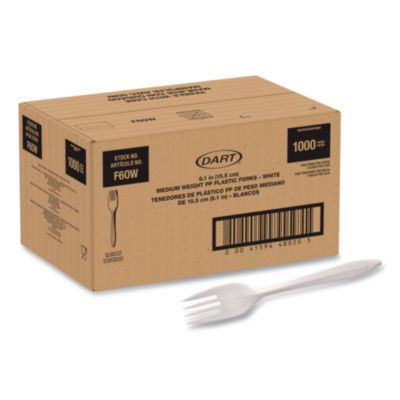 Style Setter Medium Weight Polypropylene Cutlery, Fork, Plas