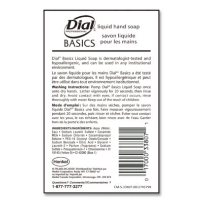 Basics MP Free Liquid Hand Soap Refill, Honeysuckle Scent, 3