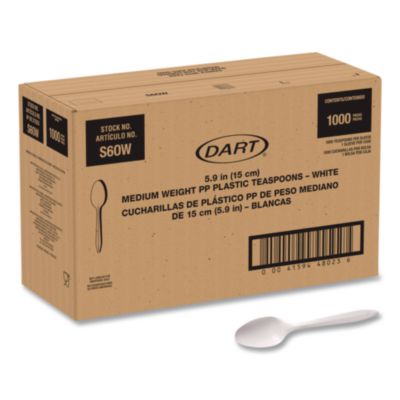 Style Setter Medium Weight Polypropylene Cutlery, Teaspoon, 