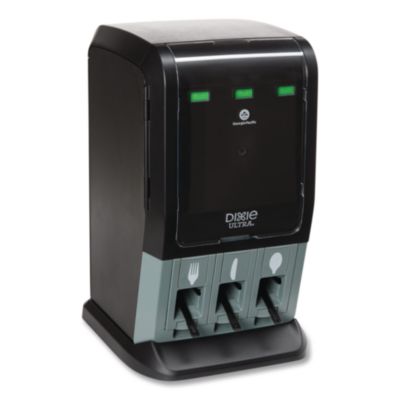 Tri-Tower Mini Dispenser, Holds Forks/Knives/Spoons or Spork