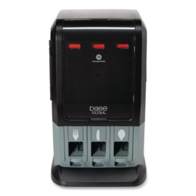 Tri-Tower Mini Dispenser, Holds Forks/Knives/Spoons or Spork