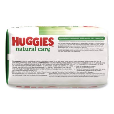 Natural Care Sensitive Baby Wipes, 6.6 x 6.86, Unscented, Wh
