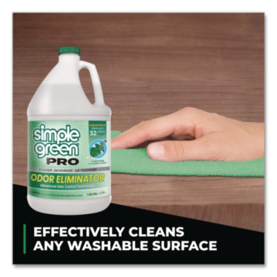 Pro Odor Eliminator, Eucalyptus Scent, 1 gal Bottle, 6/Carto