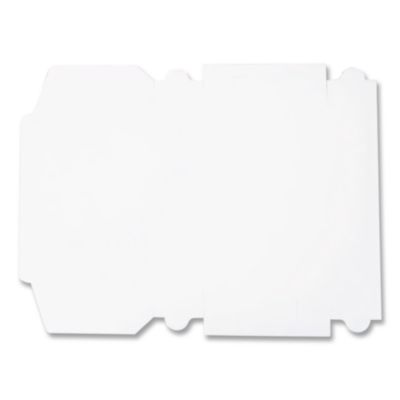 White One-Piece Non-Window Bakery Boxes, 1/4-Sheet Cake Box,