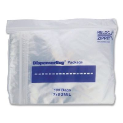 Plastic Zipper Bags, 32 oz, 7" x 8", Clear, 1,000 Bags/Box,